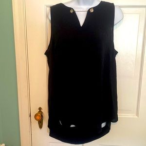 Torrid size 0 Crepe Chain Detail Tank